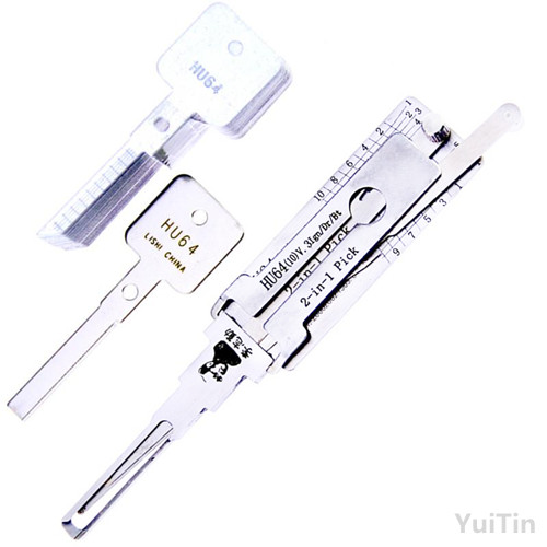 Original LISHI 2 In 1 Benz HU64 3-IN-1 Lock pick for ignition lock door lock, and decoder used for Mercedes-Benz,chrysler, Maybach
Original LISHI 2 In 1 Benz HU64 3-IN-1 Lock pick for ignition lock door lock, and decoder used for Mercedes-Benz,chrysler, Maybach