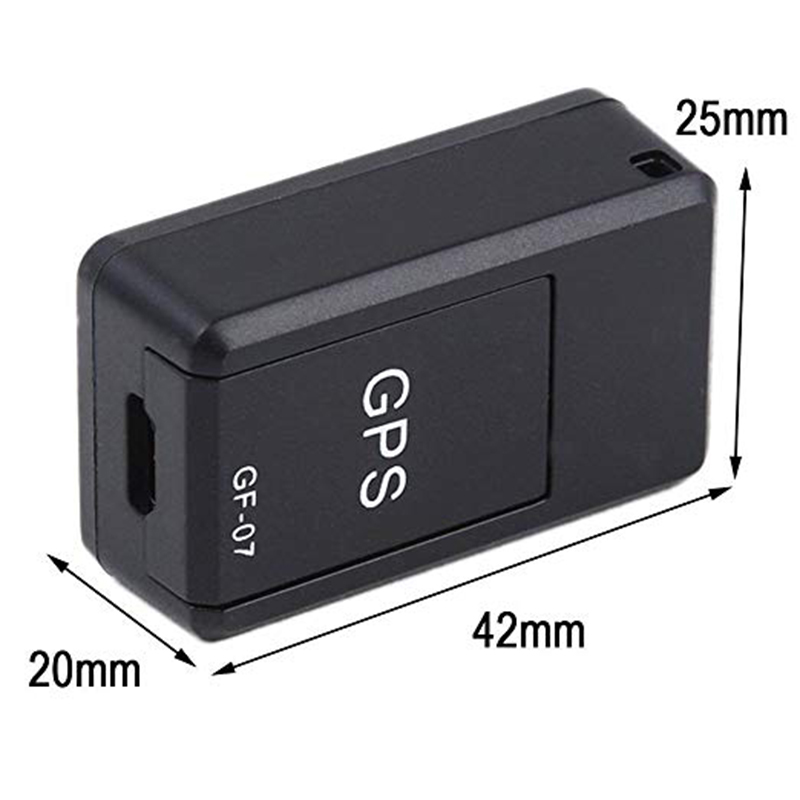 Mini GF07 Car GPS Tracker GSM GPRS Real Time Locator App With Strong Magnet Anti Lost Recording Vehicle Online Tracking Device