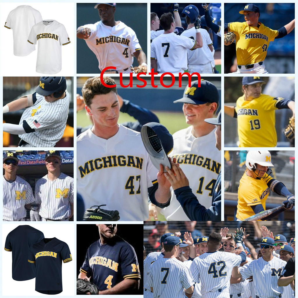 Custom Michigan Wolverines Baseball Jersey Dan Bos John Dyda Andrew Capone Shaun Hannibal Alex Braid Tyler Troyer Garrett Davis Jersey, Blue;black
Custom Michigan Wolverines Baseball Jersey Dan Bos John Dyda Andrew Capone Shaun Hannibal Alex Braid Tyler Troyer Garrett Davis Jersey, Blue;black