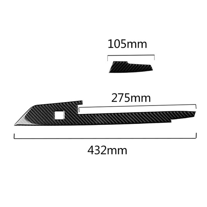 Carbon Fiber Car Control Gear Panel Decorative Sticker For Chevrolet Camaro 16+ Interior Accessories