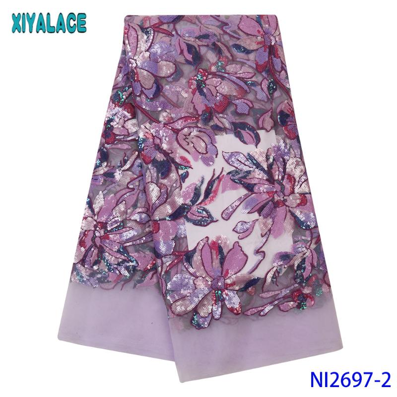 Colorful Sequin Fabric Lace High Quality African Fabric Lace 2020 French with Sequence for Wedding Dresses KSNI2697
Colorful Sequin Fabric Lace High Quality African Fabric Lace 2020 French with Sequence for Wedding Dresses KSNI2697