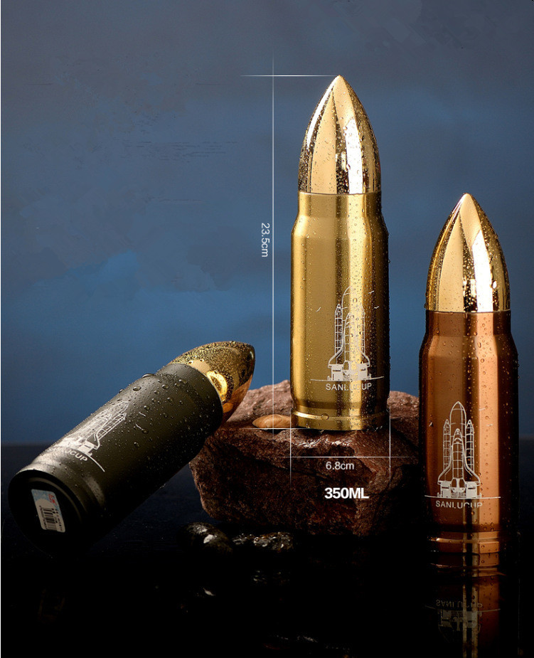 32oz Bullet Cup Bullet Shape Bottle Bullet Drinking Cup Stainless Steel Double Wall Vacuum Insulated Water Bottle, Customize
32oz Bullet Cup Bullet Shape Bottle Bullet Drinking Cup Stainless Steel Double Wall Vacuum Insulated Water Bottle, Customize