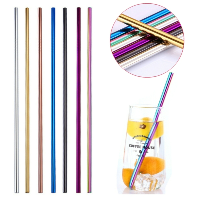50PCS 265mm Reusable Drinking Straws Metal High Quality 304 Stainless Steel Straight Straws
50PCS 265mm Reusable Drinking Straws Metal High Quality 304 Stainless Steel Straight Straws