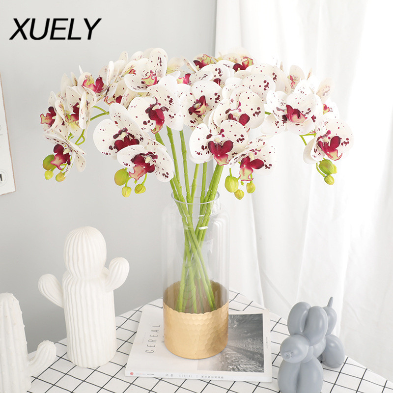 artificial 5 head/branch butterfly orchid real touch office home Christmas wedding decor PU artificial flower display pot orchid, Purple
artificial 5 head/branch butterfly orchid real touch office home Christmas wedding decor PU artificial flower display pot orchid, Purple