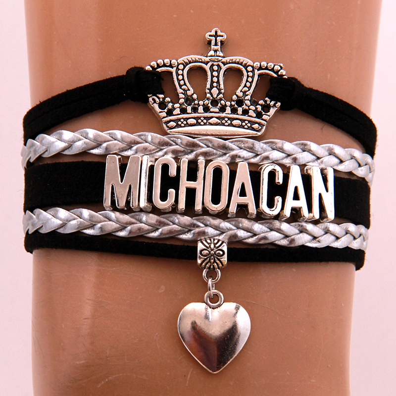 Infinity Love Michoacan Bracelet Bangles Heart Charm Braided Pu Leather Bracelets New Jewelry For Women Men Drop Shipping
Infinity Love Michoacan Bracelet Bangles Heart Charm Braided Pu Leather Bracelets New Jewelry For Women Men Drop Shipping