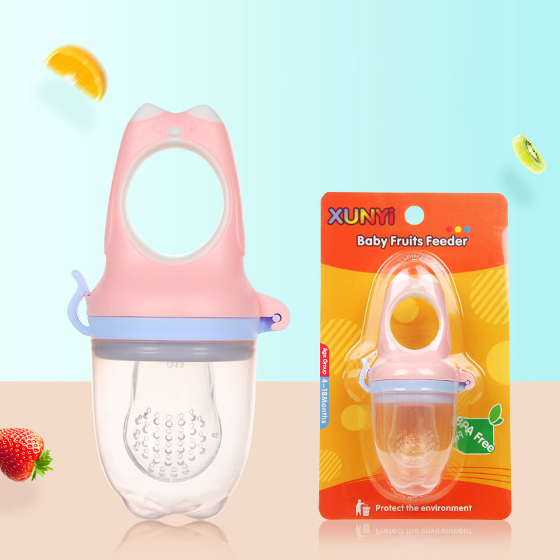 3-12M Baby Teethers Toy Fresh Fruit Nibbler Nipple Teat Baby Feeding Safe Silicone Fruit and Vegetable Feeder for Chew
3-12M Baby Teethers Toy Fresh Fruit Nibbler Nipple Teat Baby Feeding Safe Silicone Fruit and Vegetable Feeder for Chew