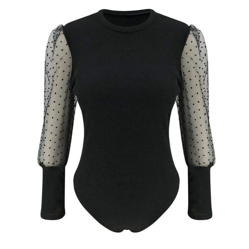 Women Autumn Long Sleeve Bodysuit Bodycon Jumpsuit Romper Leotard Tops Blouse, Black
Women Autumn Long Sleeve Bodysuit Bodycon Jumpsuit Romper Leotard Tops Blouse, Black