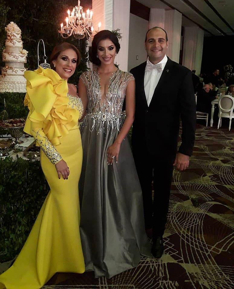 One Long Sleeve Yellow stain Evening Dresses with Ruffles Beaded Crystal Mermaid Prom Dresses Formal Party Gowns