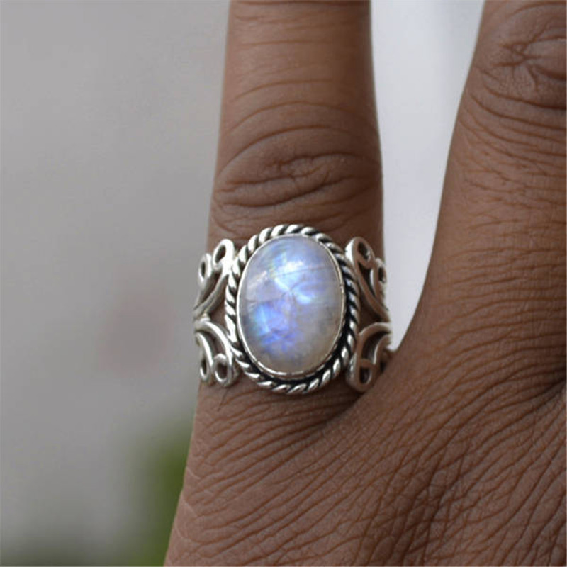 Vintage Big Healing Crystal Rings For Women Boho Antique Indian Moonstone Ring Jewelry Girls Ladies Gifts jz030
Vintage Big Healing Crystal Rings For Women Boho Antique Indian Moonstone Ring Jewelry Girls Ladies Gifts jz030