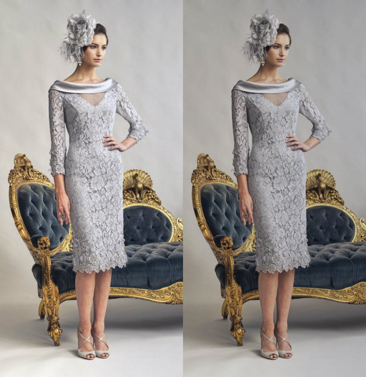 Jillharvey Sheath Mother of The Bride Dresses Jewel Neck Wedding Guest Dress 3/4 Long Sleeve Applique Lace Knee Length Evening Gowns
Jillharvey Sheath Mother of The Bride Dresses Jewel Neck Wedding Guest Dress 3/4 Long Sleeve Applique Lace Knee Length Evening Gowns