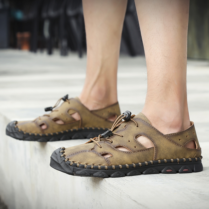 size hombre fashion massage schoenen male slippers mens leather casual 2020 work summer sandalsslippers sandals zapatos outdoor, Black
size hombre fashion massage schoenen male slippers mens leather casual 2020 work summer sandalsslippers sandals zapatos outdoor, Black