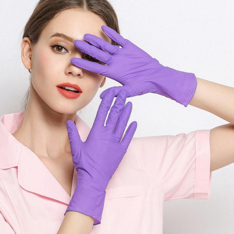 Latex Nitrile Gloves 100pcs Non Sterile Multifunctional Household Cleaning Rubber Disposable Gloves Food Service Gloves DDA127, Blue;gray
Latex Nitrile Gloves 100pcs Non Sterile Multifunctional Household Cleaning Rubber Disposable Gloves Food Service Gloves DDA127, Blue;gray