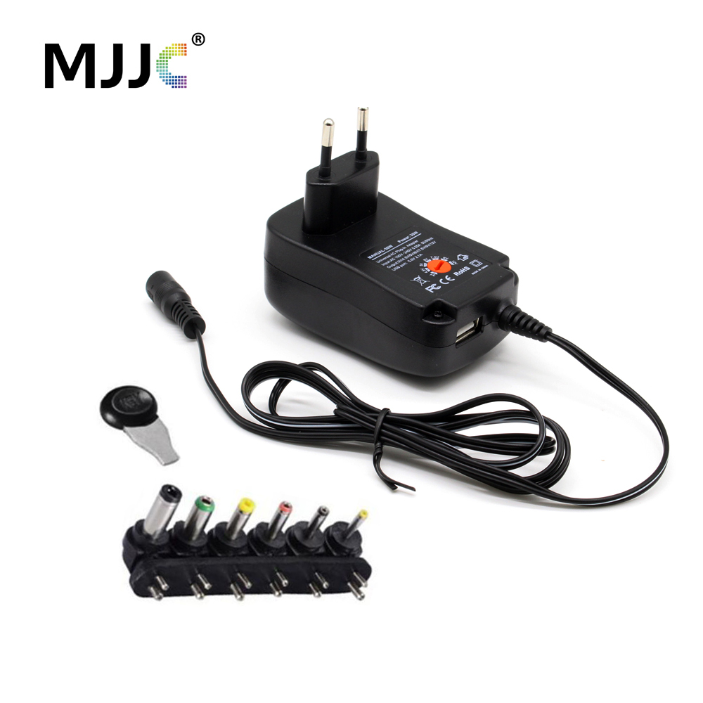 Universal Adapter 3V 4.5V 5V 6V 7.5V 9V DC Adjustable Voltage Adapter 12V Power Supply 30W Regulated Power Adapter with USB Port
Universal Adapter 3V 4.5V 5V 6V 7.5V 9V DC Adjustable Voltage Adapter 12V Power Supply 30W Regulated Power Adapter with USB Port