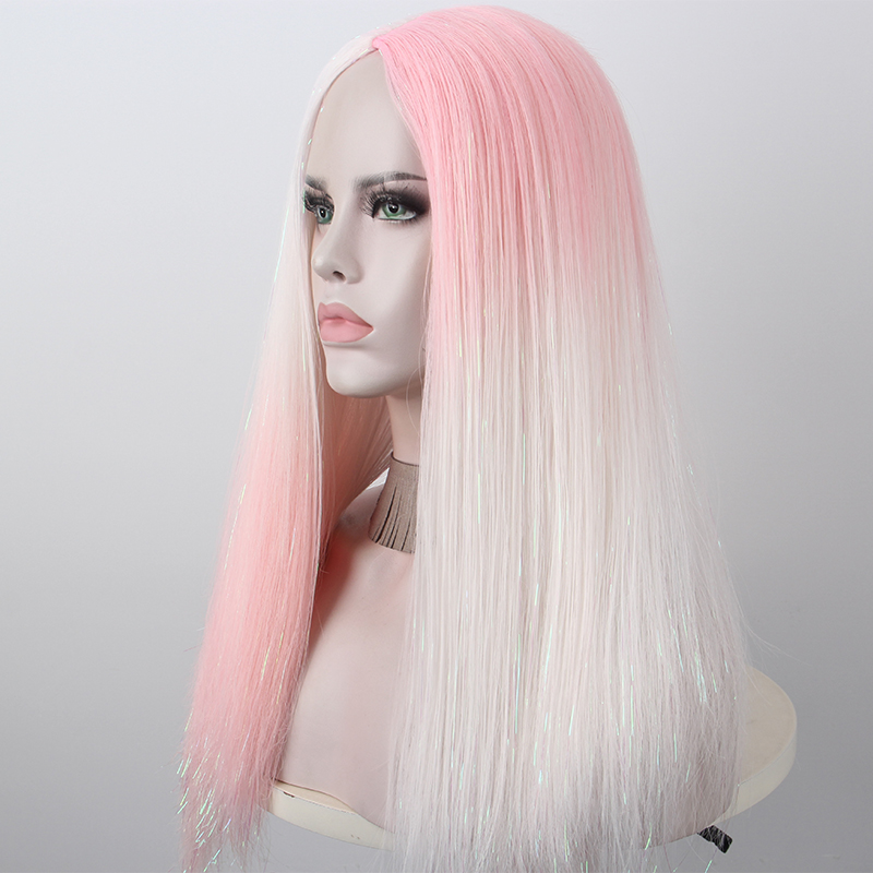 Anxin 2020 New Wave Curly Hair and Straight Hair Stitching Color Wig High Temperature Silk Synthetic Wig Anime Cosplay Party
Anxin 2020 New Wave Curly Hair and Straight Hair Stitching Color Wig High Temperature Silk Synthetic Wig Anime Cosplay Party