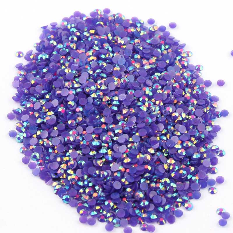 Dark Purple AB 2mm,3mm,4mm Nail Art Resin Jelly Rhinestone Round Flatback For DIY Nail Art Accessories
Dark Purple AB 2mm,3mm,4mm Nail Art Resin Jelly Rhinestone Round Flatback For DIY Nail Art Accessories