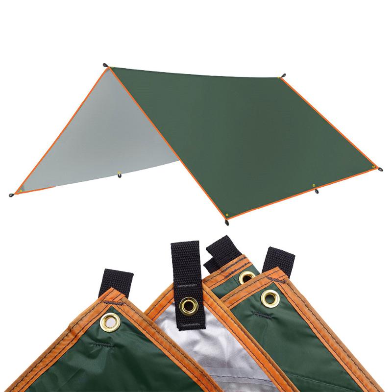 

4x3m 3x3m Awning Waterproof Tarp Tent Shade Ultralight Garden Canopy Sunshade Outdoor Camping Hammock Rain Beach Sun Shelter