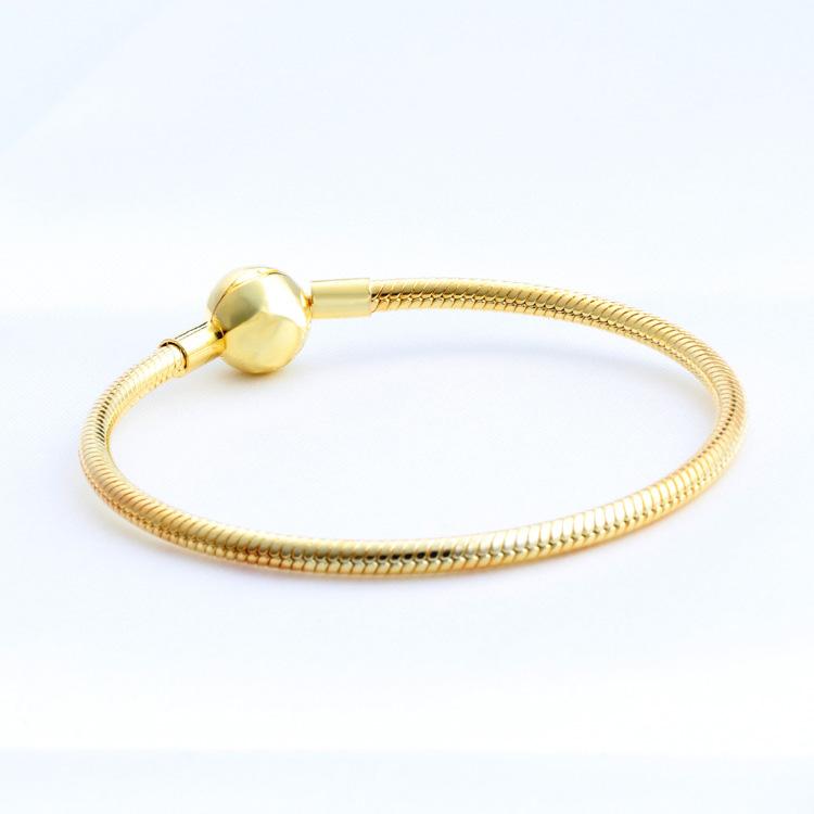 NEW Mens 18K Yellow Gold plated Ball Clips Bracelets Original Box Set for Pandora 925 Silver Snake Chain Bracelet for Women Wedding Jewelry
NEW Mens 18K Yellow Gold plated Ball Clips Bracelets Original Box Set for Pandora 925 Silver Snake Chain Bracelet for Women Wedding Jewelry
