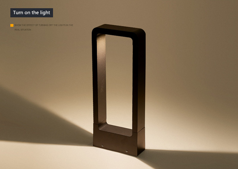 Simple modern lawn lamps LED outdoor waterproof garden lamp Nordic garden villa garden community park floor lamp