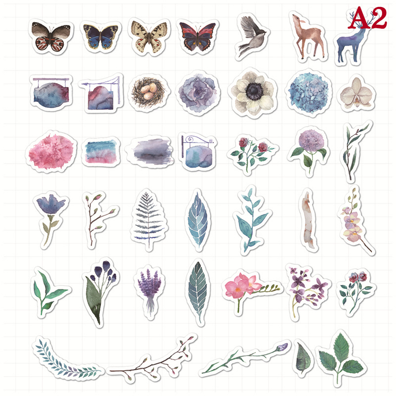 40Pcs/Set Cute Stickers Waterproof Sweet Girls Stickers For Luggage Car Motorcycle Bicycle Computer Skateboard Snowboard