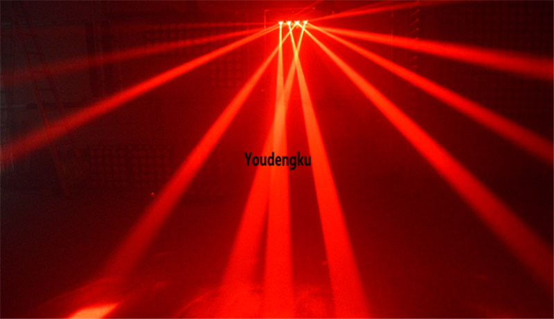 4 heads led rgbw laser roller scanner disco light 4x10W RGBW 4 in1 full color LED scanner light for dj party