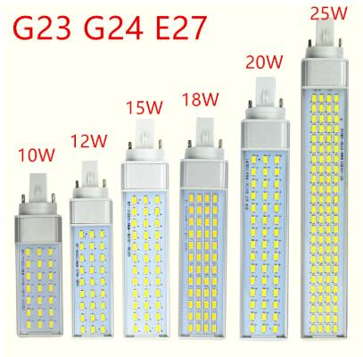 

g23 g24 e27 led lamp bulb 10W 12W 15W 18W 20W 5730 Light warm white Cool white Spotlight 180 Degree Horizontal Plug Light