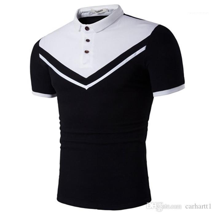 Collar Short Sleeve Fashion Homme Clothes Slim Comfortable T Shirt Mens Casual Striped Polo Shirt Stand, Black
Collar Short Sleeve Fashion Homme Clothes Slim Comfortable T Shirt Mens Casual Striped Polo Shirt Stand, Black