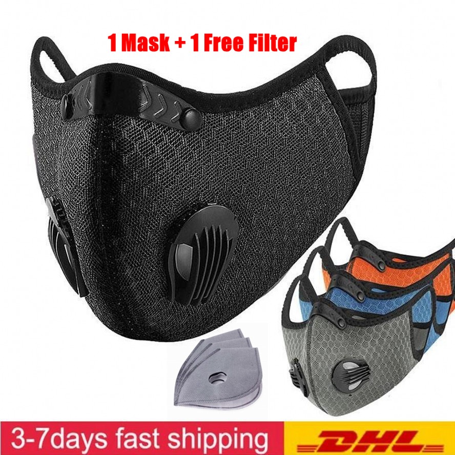 UPS DHL Luxury Cycling Face Mask Activated Carbon with Filter PM2.5 Anti-Pollution Sport Running Training Protection Dust Mask Anti-droplet, Filters only
UPS DHL Luxury Cycling Face Mask Activated Carbon with Filter PM2.5 Anti-Pollution Sport Running Training Protection Dust Mask Anti-droplet, Filters only