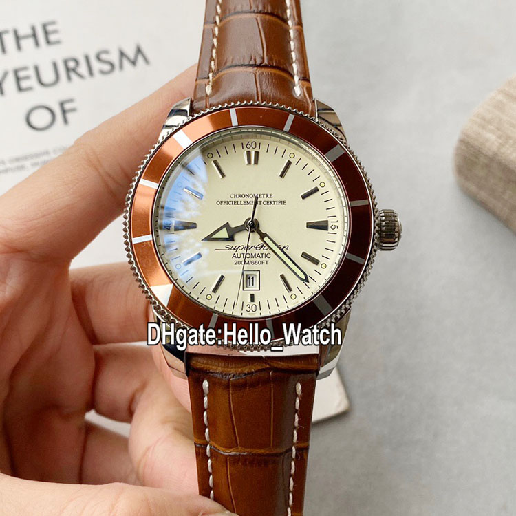 Luxury New Super Ocean Heritage II AB201033 Silver Dial Automatic Mens Watch Brown Leather Strap Sprot Watches Hello_Watch High Quality, Waterproof service
Luxury New Super Ocean Heritage II AB201033 Silver Dial Automatic Mens Watch Brown Leather Strap Sprot Watches Hello_Watch High Quality, Waterproof service
