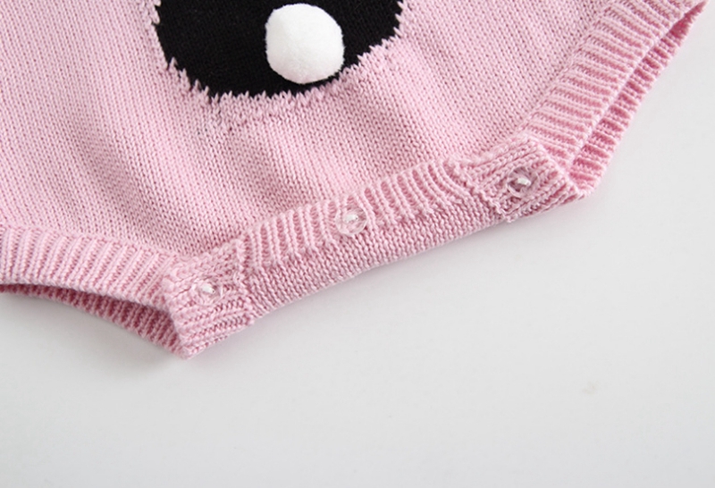 INS Rabbit Rompers Easter Bunny Knitted Baby Jumpsuits Sleeveless Kids Suspender Romper Climbing Clothes Kids Clothing 4 Colors DHW2134