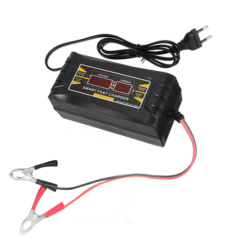 Full Automatic Auto Battery Charger 12V 6A Smart Fast Power Charging Lead Acid For Car Motorcycle