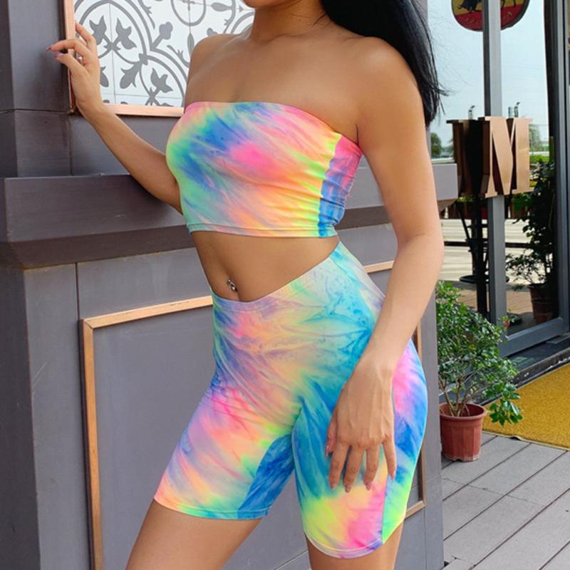 Tie Dye Print Sexy … - image