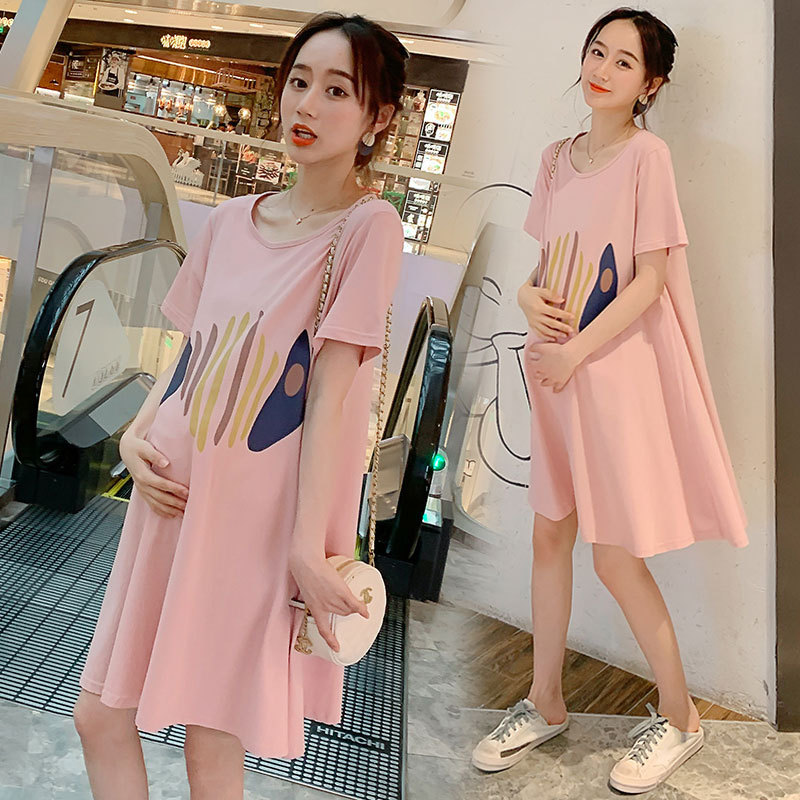 pregnant women dress hot mom tide summer dress fashion Korean version T-shirt skirt summer pregnant women, White
pregnant women dress hot mom tide summer dress fashion Korean version T-shirt skirt summer pregnant women, White