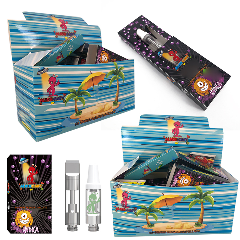 Original ECT Alien cartridge 1.0ml ceramic coil 510 thread battery vape cartridges for thick oil with new vape cartridge packaging
Original ECT Alien cartridge 1.0ml ceramic coil 510 thread battery vape cartridges for thick oil with new vape cartridge packaging