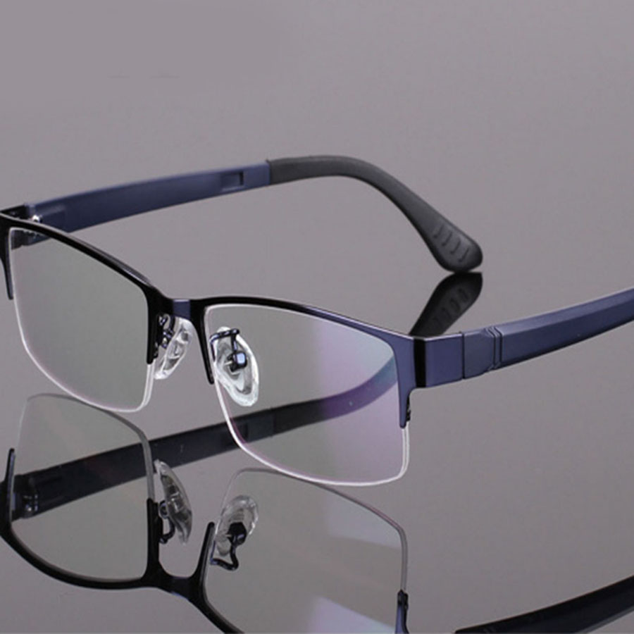 Wholesale- Men Eyeglasses Frame Women Metal half-frame myopia frames clear lens glasses optical prescription computer eyewear
Wholesale- Men Eyeglasses Frame Women Metal half-frame myopia frames clear lens glasses optical prescription computer eyewear