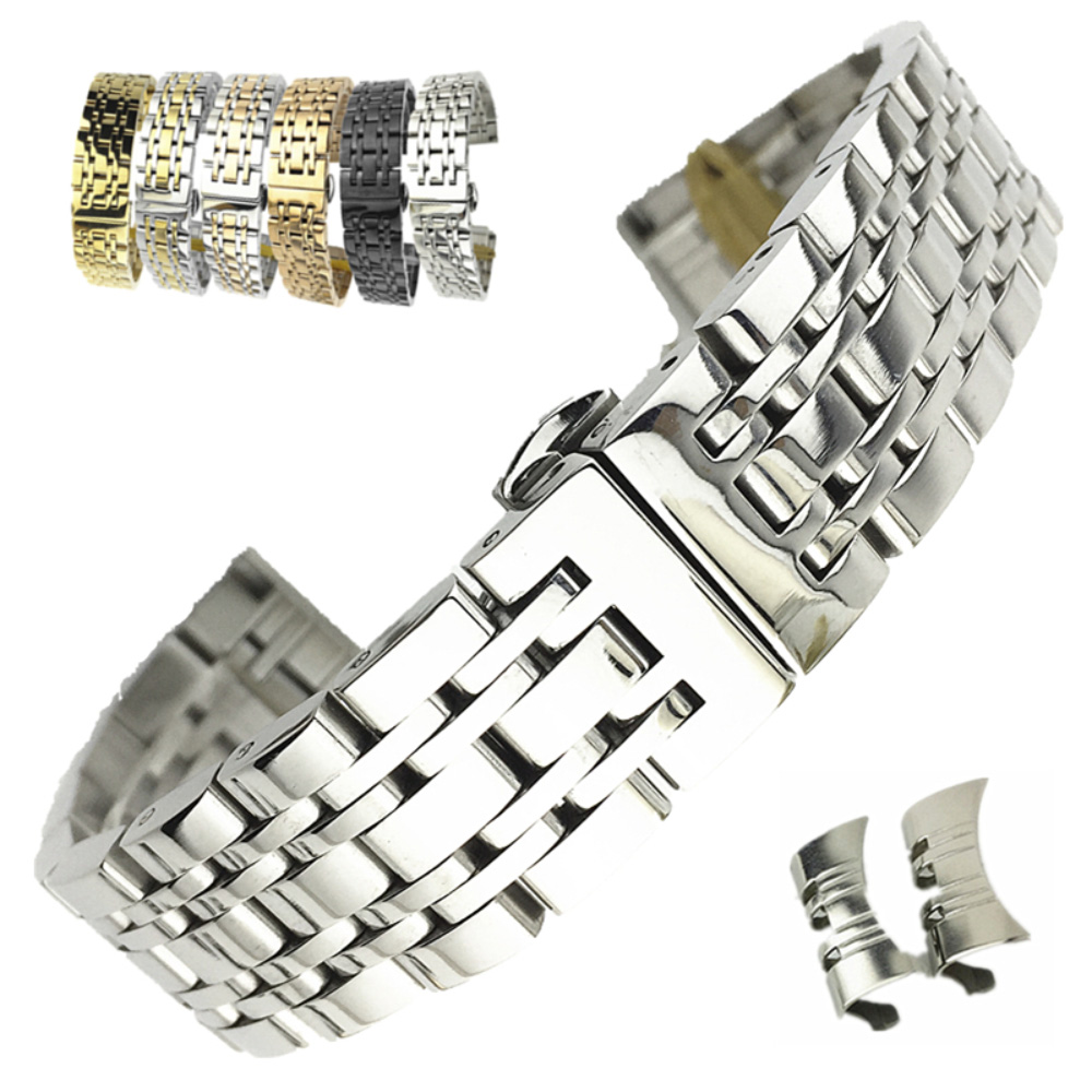 Universal Stainless Steel 7 Beads Watch Strap Watch Band 16mm 18mm 19mm 20mm 21mm 22mm 23mm 24mm Watchband Fit Samsung Galaxy Watch, Black;brown
Universal Stainless Steel 7 Beads Watch Strap Watch Band 16mm 18mm 19mm 20mm 21mm 22mm 23mm 24mm Watchband Fit Samsung Galaxy Watch, Black;brown