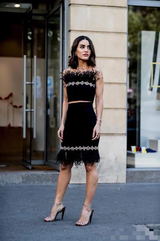 Black Bodycon Dress Sexy Strapless Celebrity Feathers Beading Night Club Fashion Elegant Evening Party Suits Dresses Women, Gold
Black Bodycon Dress Sexy Strapless Celebrity Feathers Beading Night Club Fashion Elegant Evening Party Suits Dresses Women, Gold