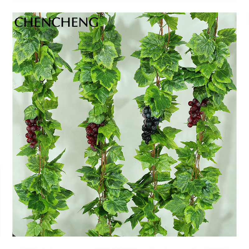 5 Pieces/Lot Artificial Silk Plant Grape Vines Garden Decoration Garland Ivy Creative DIY Simulation for Wedding Home Decoration, Picture color
5 Pieces/Lot Artificial Silk Plant Grape Vines Garden Decoration Garland Ivy Creative DIY Simulation for Wedding Home Decoration, Picture color