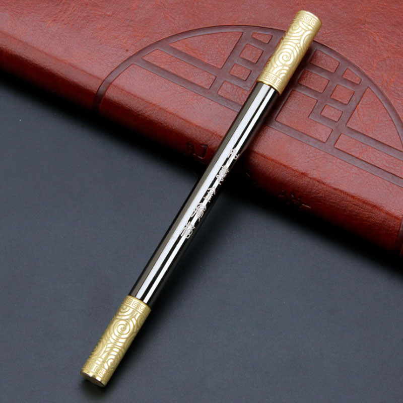 New brass Golden Hoop Bar Black Gel Pens Student Learning Creative Office School Business Stationery Free Shipping
New brass Golden Hoop Bar Black Gel Pens Student Learning Creative Office School Business Stationery Free Shipping