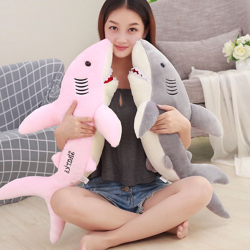 50cm New super soft cute BIG horror shark plush toy 3D sharks pillow doll girl children birthday gift, Pink
50cm New super soft cute BIG horror shark plush toy 3D sharks pillow doll girl children birthday gift, Pink