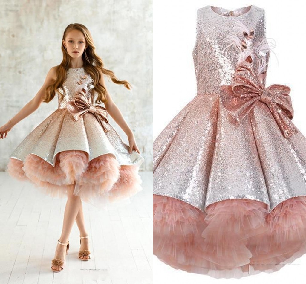 Short Girls Pageant Dresses Sequins Blush Pink Sleeveless Sequined Lace Feather Ruffles Tulle Tiered TuTu Kids Birthday Flower Girls Gowns, Same as image
Short Girls Pageant Dresses Sequins Blush Pink Sleeveless Sequined Lace Feather Ruffles Tulle Tiered TuTu Kids Birthday Flower Girls Gowns, Same as image