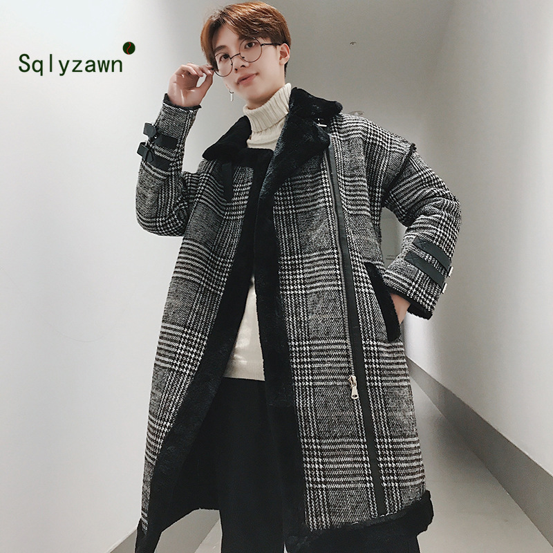 2019 Winter Handsome Young Mens Woolen Fur Lined Turtleneck Coats Outerwear Winter Mens Suede Faux Fur Coat Velvet Overcoat Male
2019 Winter Handsome Young Mens Woolen Fur Lined Turtleneck Coats Outerwear Winter Mens Suede Faux Fur Coat Velvet Overcoat Male
