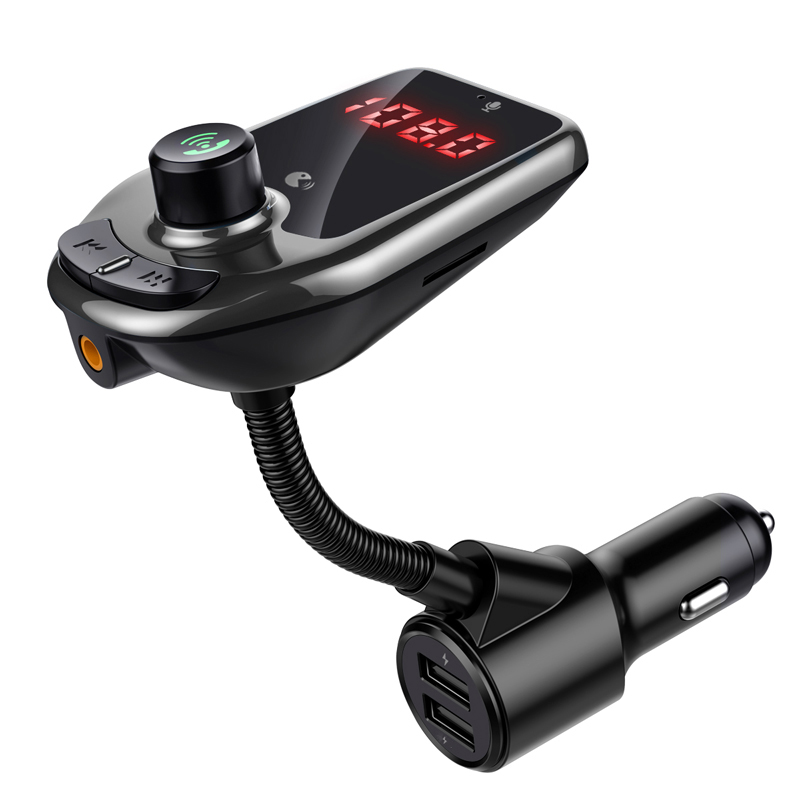 D5 bluetooth car kit fm transmitter receiver hand free mp3 music player dual USB port multi-function quick charger screen display TF card U disk
D5 bluetooth car kit fm transmitter receiver hand free mp3 music player dual USB port multi-function quick charger screen display TF card U disk