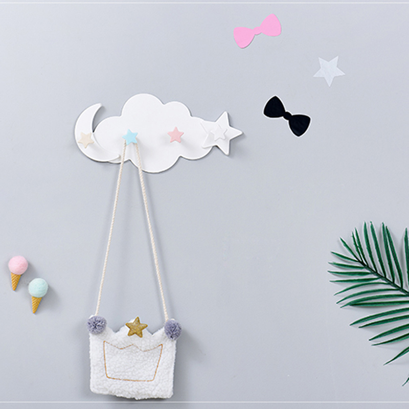 New Cute 4 Hooks Cup Holder Creative Star Moon Cloud Shape Nail-free Hat Clothes Hooks Shelf Hanging Hanger
New Cute 4 Hooks Cup Holder Creative Star Moon Cloud Shape Nail-free Hat Clothes Hooks Shelf Hanging Hanger