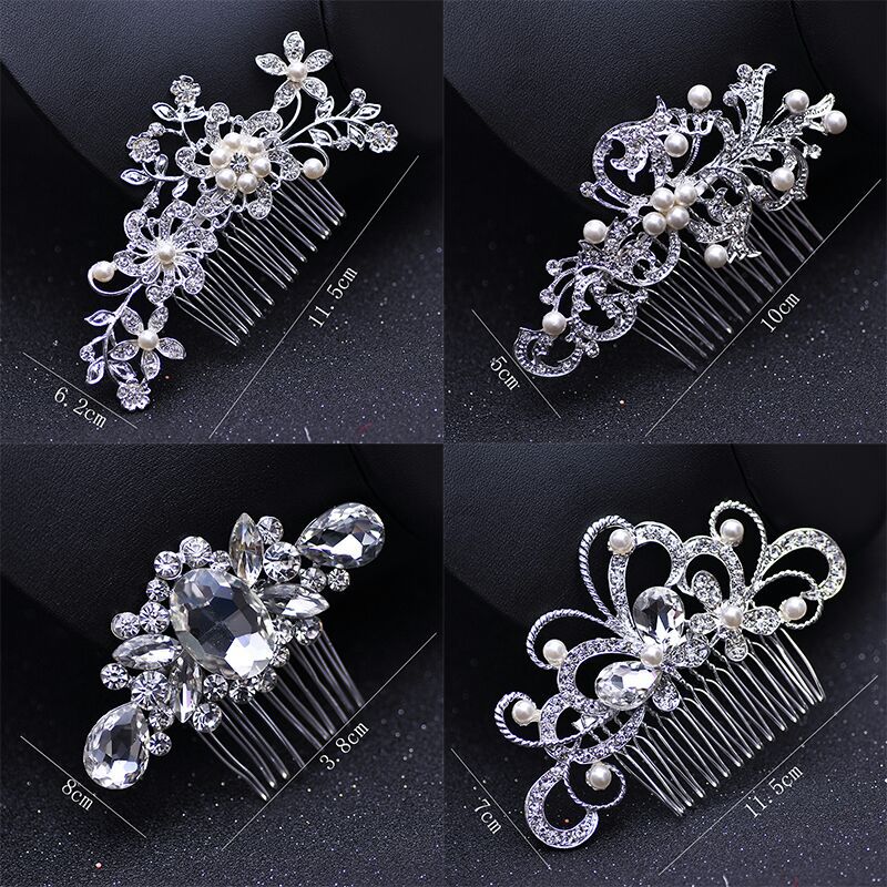 Fashion Bridal Headpieces Wedding Stunning Jewelry Accessories Crystal Pearl Hair Brush
Fashion Bridal Headpieces Wedding Stunning Jewelry Accessories Crystal Pearl Hair Brush