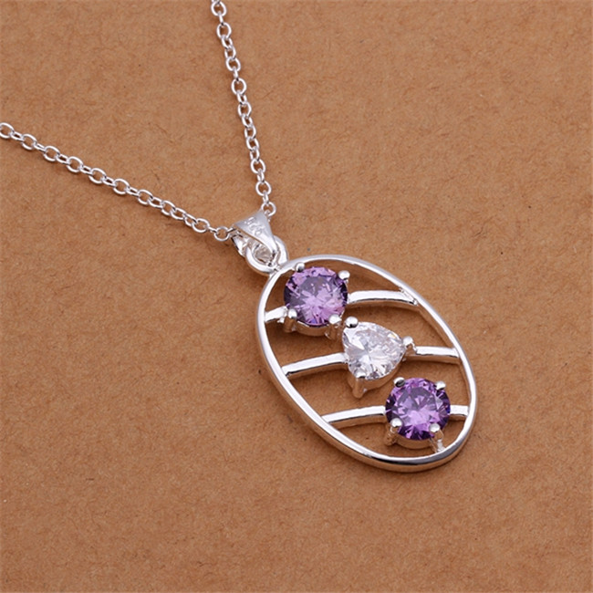 Plated sterling silver necklace 18 inches Inlaid stone Egg shaped pendant necklace DHSN331 New 925 silver plate Pendant Necklaces jewelry
Plated sterling silver necklace 18 inches Inlaid stone Egg shaped pendant necklace DHSN331 New 925 silver plate Pendant Necklaces jewelry