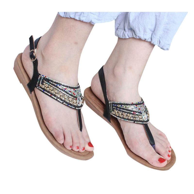 SAGACE Summer Sandals Women Shoes Bohemian Buckle Breathable Sandals Non-slip Slip-On Flip Flops Shoes Zapatos De Mujer, Black
SAGACE Summer Sandals Women Shoes Bohemian Buckle Breathable Sandals Non-slip Slip-On Flip Flops Shoes Zapatos De Mujer, Black