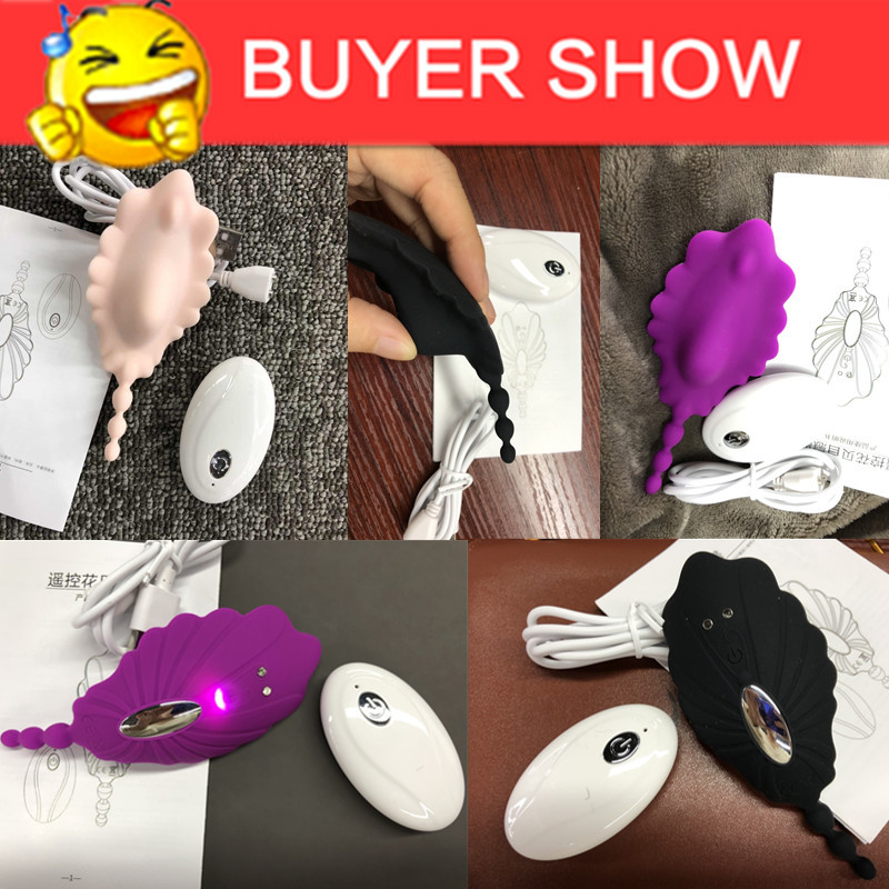 Sex Perineum Massage Butterfly Vibrator Remote Vagina Vibration Clitoris Stimulation Vibrating Panties Erotic Sex Toys for Woman Y191221