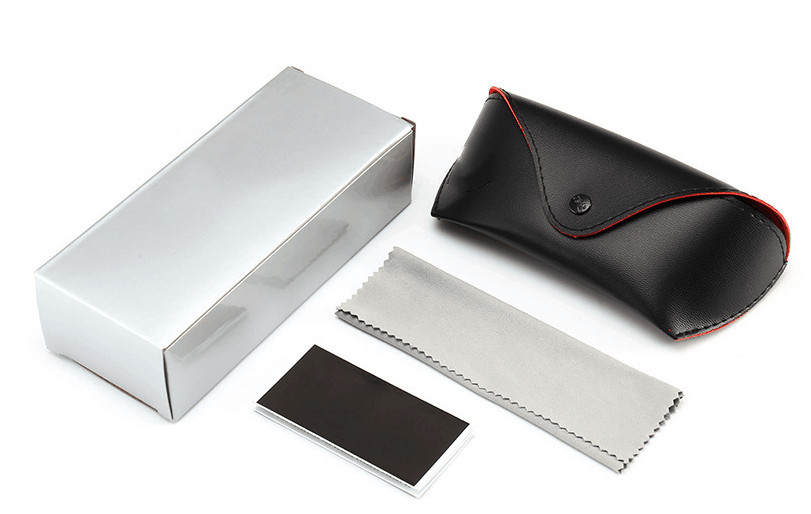 Factory Price Black Brand Box Case For Sunglasses Eyeglasses Protective Eyewear Accessories Sunglasses Packaging Case 10Sets Freeshipping