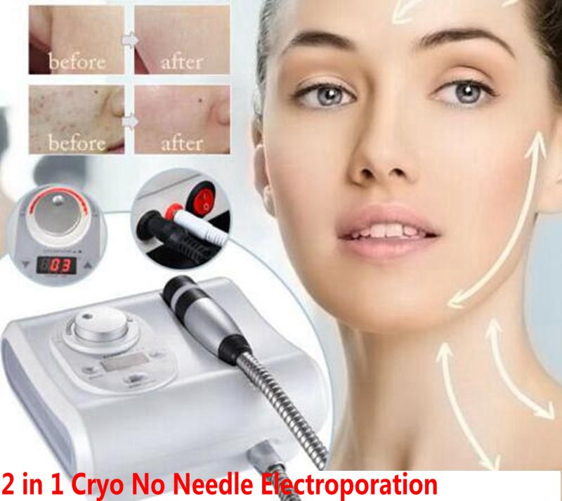 Portable 2 in 1 Cryo No Needle Electroporation Meso Mesotherapy Cool Facial Anti Aging Skin Care Beauty Machine
Portable 2 in 1 Cryo No Needle Electroporation Meso Mesotherapy Cool Facial Anti Aging Skin Care Beauty Machine