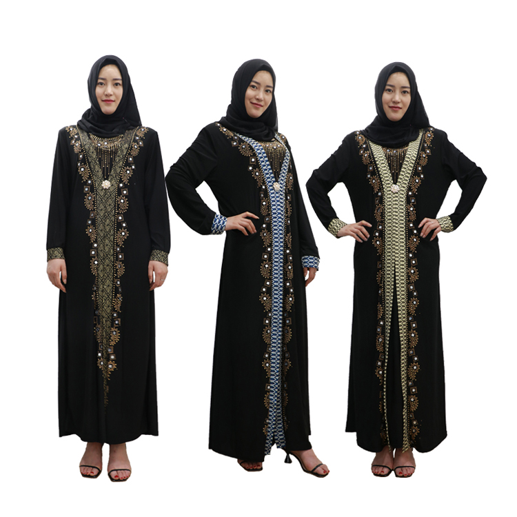 Fashion Muslim Women's Long Sleeve Dress 2018 turkish clothes woman dubai abaya wholesale YM001
Fashion Muslim Women's Long Sleeve Dress 2018 turkish clothes woman dubai abaya wholesale YM001